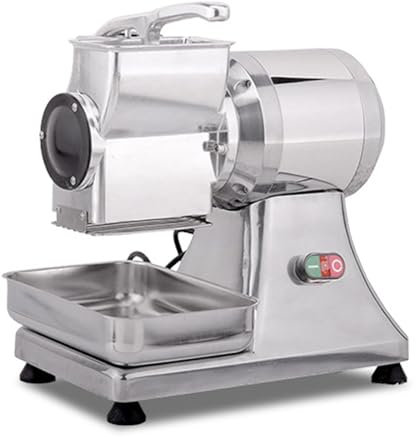 Vituord Râpe À Fromage Électrique 550 W, Broyeur À Fromage Rotatif Commercial, avec Plateau en Acier Inoxydable, Capacité De Traitement 40 Kg/h, pour Fromage, Beurre