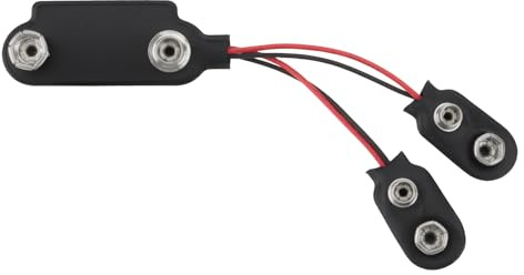 YINETTECH 2 adaptadores de batería PP3 a PP9 para radios de transistor vintage