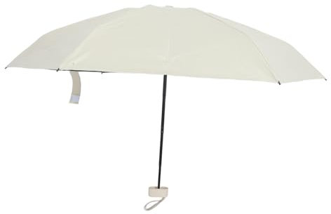 Parapluie de Protection UV Pliable Upf50 Beige, Portable pour Voyage