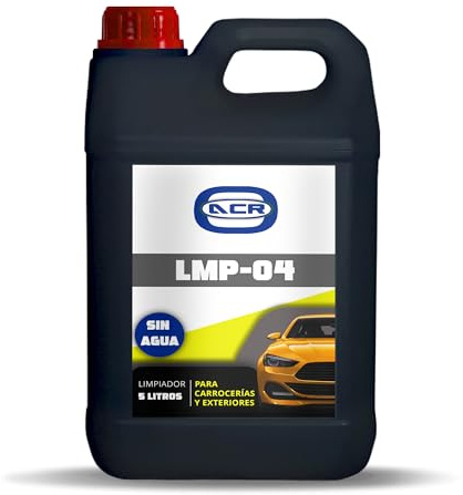 ACRYON Limpiador de Carrocerias. Listo al Uso. SIN ACLARADO. Protege y Abrillanta. Para todo tipo de Vehiculos (Coches, motos, etc). (5 Litros)