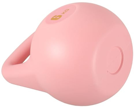 Water Fill Kettlebell 6kg Pe Adjustable Pink Kettlebell | Anti-slip Grip, Versatile Training, Stylish Chic Design, Suitable for Fitness Exercise and Strength Work