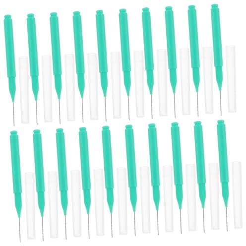 CATIEBYE 100 piezas Cepillos Interdentales para Cepillo para Limpieza Profunda entre Dientes Portátil y Multifuncional para Higiene Bucal y Pequeños