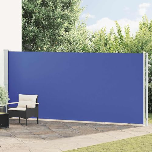 Genérico Toldo Lateral retráctil de jardín Azul 180x600 cm,Casa y jardín,Jardín,Artículos de Exterior,Sombrillas,317966