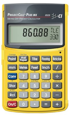 Calculated Industries 8528 ProjectCalc Plus MX Metric DIY Calculator