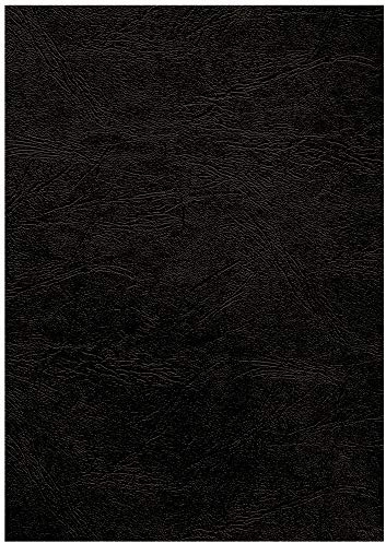 Fellowes - 5374401 - Pack de 100 Couvertures Grain Cuir - A3 - Noir