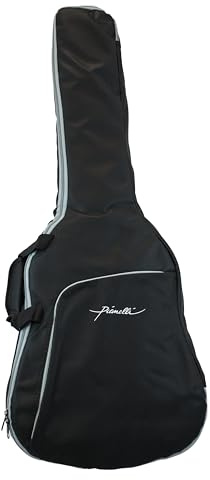 Tasche für 4/4 Konzertgitarre, schwarz, 10 mm Polsterung, Gitarrentasche, Gigbag