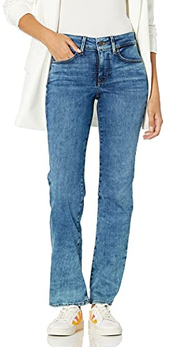 NYDJ Petite Marilyn raka jeans för kvinnor, 0 Plus