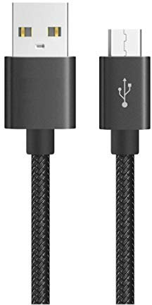 Micro USB Cable 3.0A Android Charger Lead Fast Charge for Huawei P Smart 2019 P8 Lite Y9 Y7 Y6 Compatible Fast Charging Phone Wire sync Lead (2 m, Black)