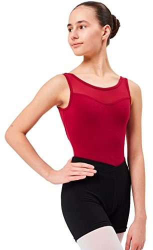 tanzmuster ® Balletthose Mädchen kurz - Abby - (Größe 92-170) aus weichem Baumwollstoff Kurze Hose fürs Kinder Ballett