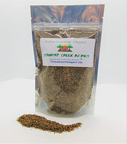 8 oz Chopped Italian Seasoning - an Aromatic All-Purpose Seasoning That can be Used for a Wide Variety of Dishes - Non-GMO - Country Creek Acres