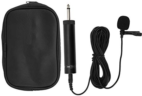 Micrófono de Solapa saxofón de Solapa con Cable micrófono Profesional saxofón micrófono Erhu Lavalier Accesorios para Instrumentos Musicales(10M)
