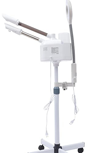 Gesichtsdampfer für Sauna, 3 in 1, heißer Gesichtsdampfer, professionell, höhenverstellbar, geeignet für professionelle Kosmetiker, zur Verwendung in Schönheitssalons, Studios und anderen Orten