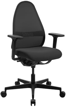 TOPSTAR SITNESS Soft Sitness Art G Bürostuhl schwarz | Made in Germany | Ergonomisch | Drehstuhl, Schreibtischstuhl | höhenverstellbar | Geprüfte Sicherheit nach GS-Intertek