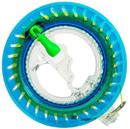 Ruayia Drachenschnur Spule Kit, Drachenschnur Rollenwickler Seilwinde - Scheibendurchmesser 16cm - Drachenrolle Rollenwerkzeug für Bessere Kontrolle über Drachen - Draht 200m