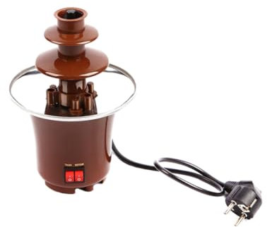 HOLIDYOYO Fuente De Chocolate De 3 Niveles Fuente De Chocolate De Acero Inoxidable Coffee