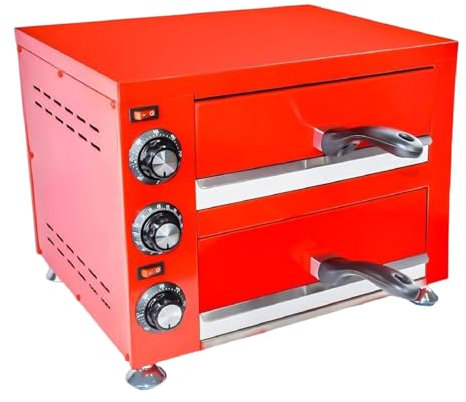 Four éLectrique à Deux éTages 1100 W, Grille-Pain Multifonction, En Acier Inoxydable Pour Restaurant, Maison, Pizza, Bretzels, RôTissoire,220V