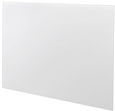 Radi8 Industries Infrared Heating Panel | Rectangular Glass, Series White, Energy-Efficient, For Bathrooms, Corridors & Living Rooms, Without Remote and Thermostat, (1200×600×12) 700W (220-240V/50Hz)