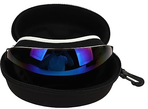 KIMISS Hundsolglasögon UV-skydd Vintäta Justerbara Magnetglasögon med Vit e för Medelstora Till Stora Hundar (Blå linser)