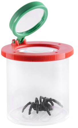 Observationssats | tittarlåda spindelobservationslåda | Caterpillars koppar pedagogisk vetenskap kit spindelodling behållare med förstoringsglas