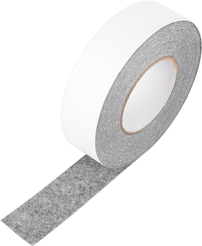 BENECREAT - Cinta adhesiva de fieltro de poliéster, 10 m, tiras de fieltro adhesivas de 40 mm de ancho, cinta autoadhesiva para protección de muebles y calafateo de puertas y ventanas