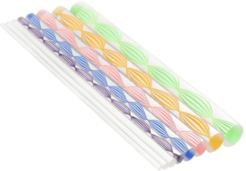 BESPORTBLE Kit de Peinture DIY 8 Bâtonnets Spirale en Acrylique, Outils à Pointiller Compacts pour Mandala et Graffiti, 1 Set Facile à Utiliser, Idéal pour Loisirs Créatifs et Peintres
