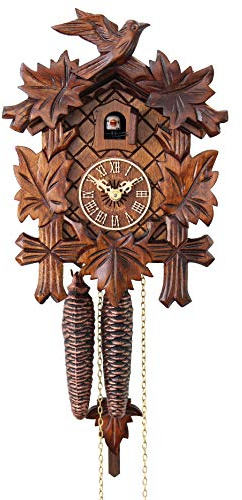 HerrZeit by Adolf Herr Cuckoo Clock - The Traditional Vine Leaves AH 80/1