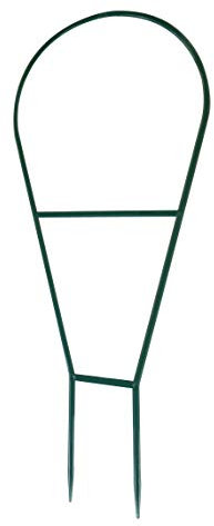 Windhager Kunststoff-Bogenspalier, Blumenstütze, Rankhilfe für Kletterpflanzen, Blumenpalier, Kletterhilfe für Blumen, 44 x 19 cm, grün, 05714