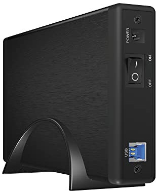 ICY BOX Boîtier externe pour 1x disque dur 3,5 pouces, connexion USB 3.0 (UASP), aluminium, SATA-III (6 Gbit/s), IB-377U3
