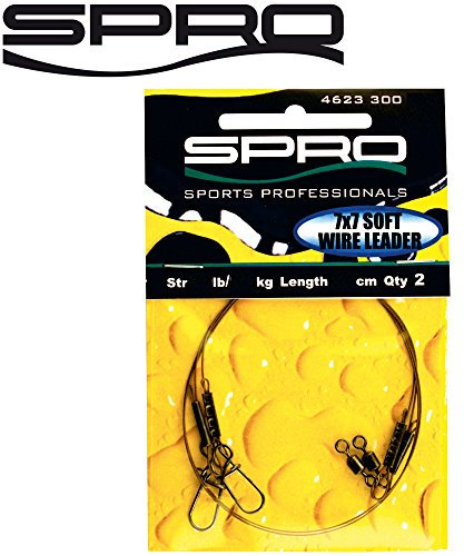 Spro Pike Fighter Wire Leader 7x7-2 Stahlvorfächer, Länge/Tragkraft:50cm - 40lbs - 18.2kg