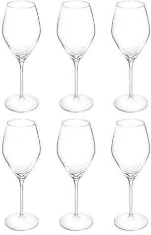 Paris Prix Secret de Gourmet - Lot de 6 Verres à Vin Silvia 34cl Transparent