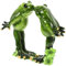 Cabilock Frosch Figur Paar Deko Liebespaar Dekofrosch Lustig Harz Dekofigur 3D Frösche Statue Skulptur Tischdeko Geschenk