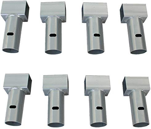yelloo T-Verbinder Set 8 Stück Ersatzteil für Trampolin Trampolin Trampolin Elastische Verbindung der Struktur (8 lange Stecker)