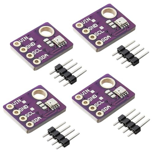 APKLVSR 5 V Barometrischer Sensor Modul,Temperatur-Feuchtigkeitssensor,Atmosphärendrucksensor Modul IIC I2C SPI, für Arduino RPi（5 Stück ）