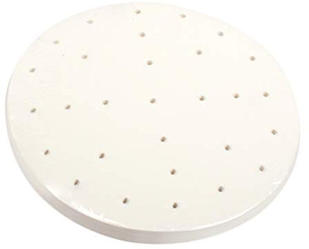 100x Non-Stick Round Bamboo Steamer Paper Liner Dumpling Baking Mat 8inch