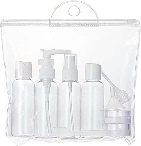 BLOMBLAUM Kit liquidi aereo 100ml | Contenitori da viaggio per liquidi | Porta shampoo aereo | Flaconi da viaggio 100 ml | Porta sapone da viaggi | Recipiente per shampoo e creme