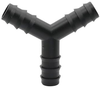 LZZYFPX Calidad Conectores de 3 vías de 1/2 , Accesorios de riego por Goteo for Agricultura casera, Conector de Manguera, Junta de Manguera for jardín, 100 Uds. Durable