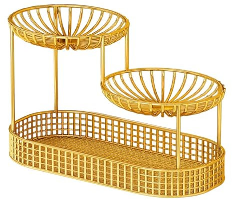 LOVIVER de 3 capas, soporte para frutero, soporte para frutas de varios niveles, estante para almacenar verduras, para almacenar frutas y pan