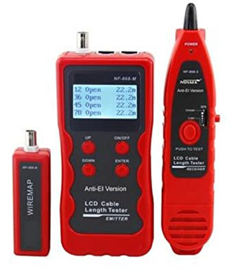 NF-868 multiuso Tracker digitale via cavo for Lunghezza prova Finding Network Cable Tester Lan Tester