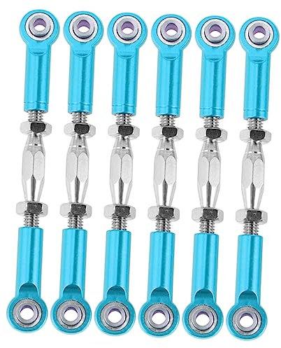 LRXIYODE 6piezas Actualización De Barra De Dirección Corta De Aluminio Varillas Tensoras para Coche RC Compatible Redcat Hsp Racing Hpi Truck Buggy De Actualización para Camión RC