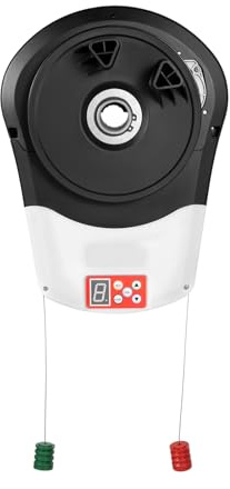 Electric Rolling Door Opener with Remote Control, 800N Powerful Motor for Garage, Barn & Warehouse Doors, Low Noise, LED Indicator, Dual Remotes & Rolling Code Security