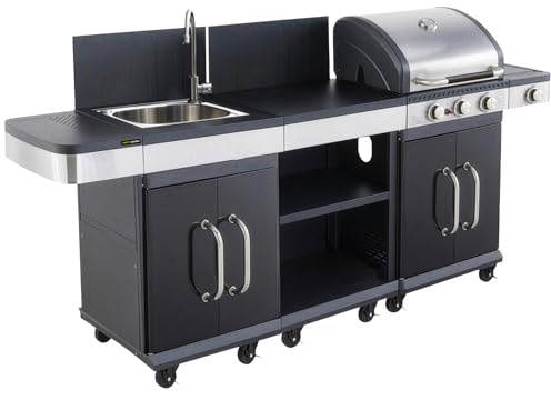 Cuisine extérieure modulable FIDGI 3 avec housse