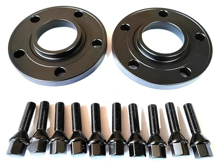 Kompatibel mit BMW E30 E36 E38 E60 E65 2 Stück PCD 5x120 CB 72,6 12 * 1,5 Kegelbolzen Radnaben-Distanzstücke Modifizierte verbreiterte Dichtungen