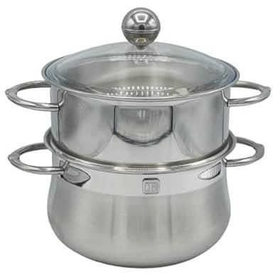 Couscussiera-vaporiera acciaio 18 10 22cm frabosk
