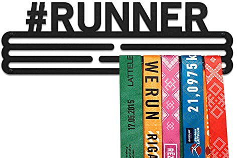 United Medals #Runner Medaillenhalter Edelstahl | Medaillen Aufhänger | Medal Hanger Holder Display Rack