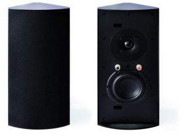 Cornered Audio Ecklautsprecher C3 (Set aus 2 Lautsprechern) Farbe Schwarz
