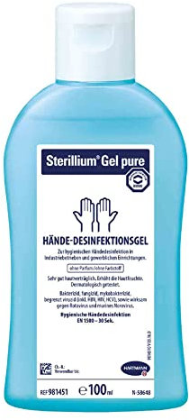 Sterillium Gel Pure 100ml breites Wirkungsspektrum gegen Bakterien Pilze Viren