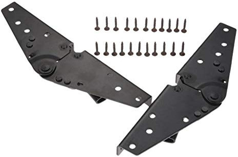 Klapp Hinten Scharniere 2 Stück / 1 Paar Eisen Verstellbare 3-Positionen-Möbel Schlafsofa Winkelmechanismus Scharniere Möbelbeschläge Mit Schrauben Schwarz