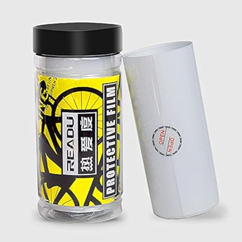LESOVI Bike Frame Tape Guards, Transparent Bike Rhino Protective Film Scratch-Resistant Bike Frame Protection Tape for Road Mountain Bike