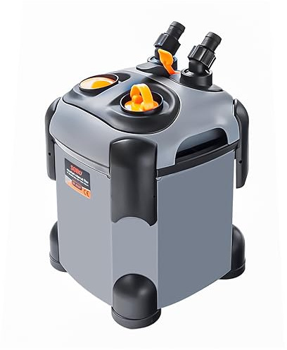 CANVUNTHY Aquarium External Canister Filter Fish Tank 171GPH