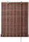 Sonnenschutz Bambusrollo,Dunkelbraun Bambus-Rollo Raffrollo,Rustikale Holzrollo Jalousie,Vorhang,Verdunkelungsrollos,Sichtschutz,Fenster-Rollo mit Seitenzug für Innen/Außen (W80xH180cm/32x71in)